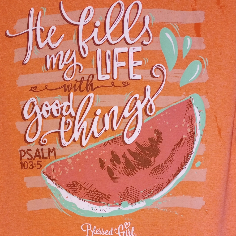 🐮 🐄 Blessed Girl Bible Verse  Short Sleeve T-Shirt